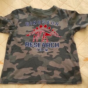 SUPER TRENDY!!!! Camouflage Dinosaur Research Team Kids T-Shirt